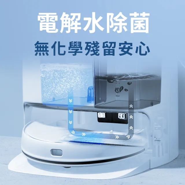 【Haier 海爾】熱烘乾智慧掃拖機器人/掃地機器人 ML1 Pro(熱風烘乾、自動回洗拖布、電解水除菌)A級福利品