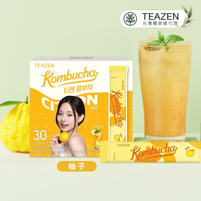 【TeaZen 茶禪】獨家官方代理 益生菌康普茶 (30入/1盒) (TWICE代言 益生菌 韓國 排便順暢)
