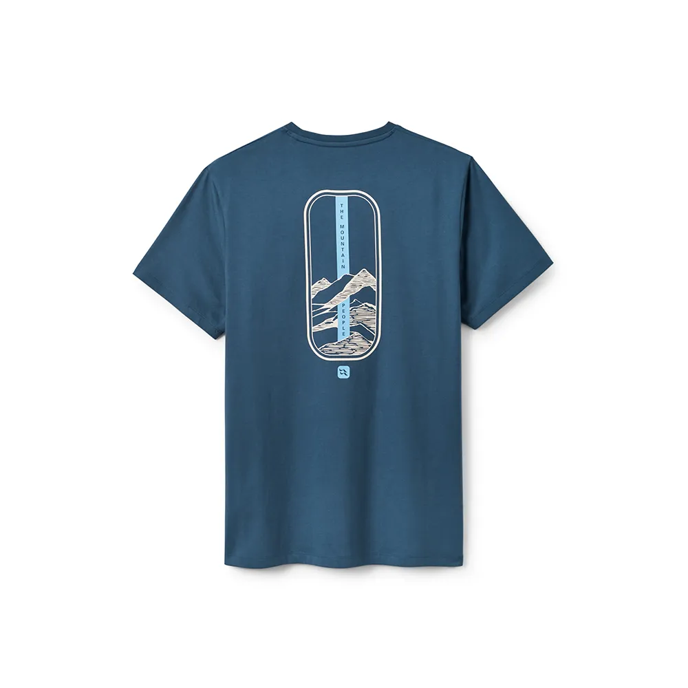 【RAB】Stance Strata Tee  日常休閒有機棉T恤 男款 暴風藍 #QCC43