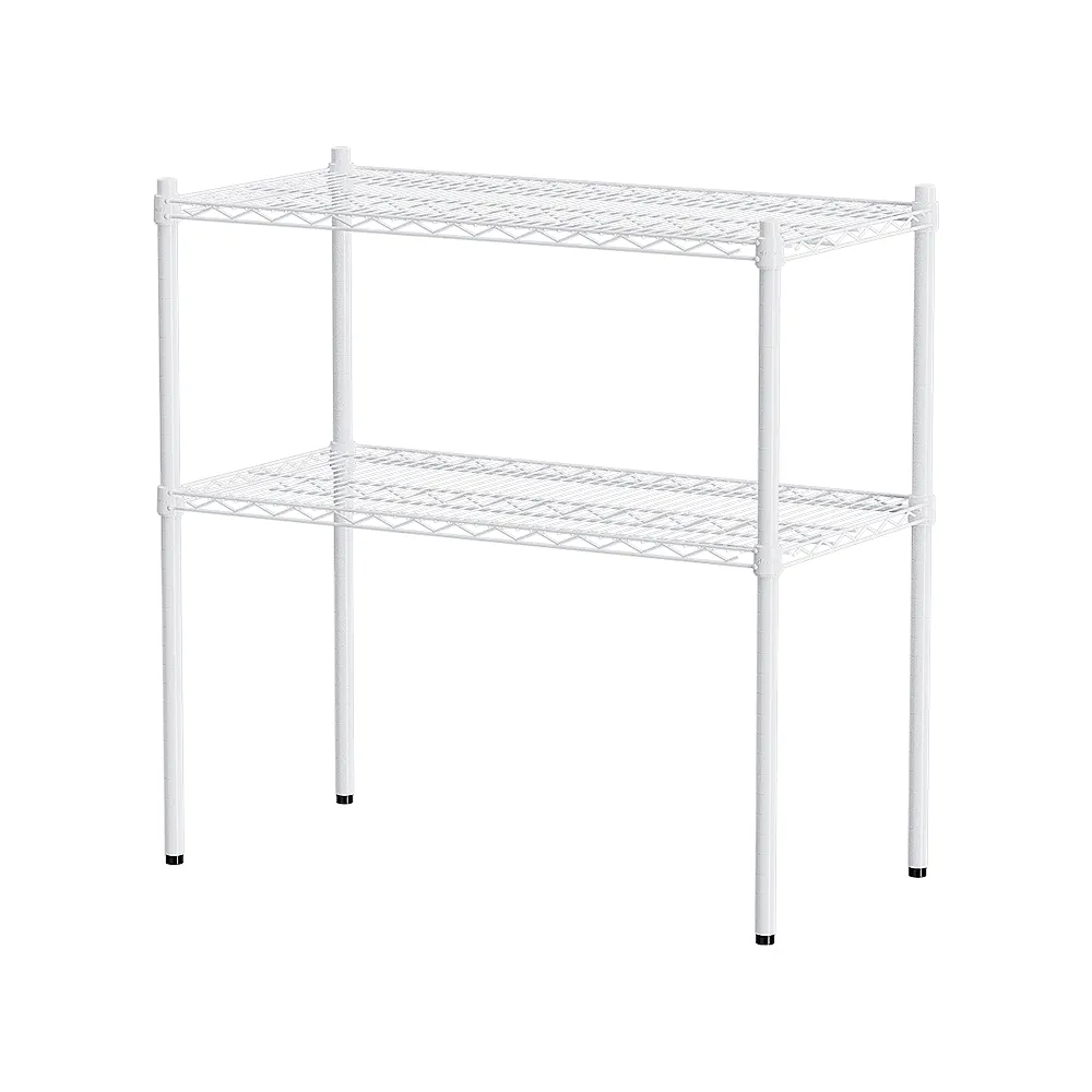 【dayneeds 日需百備】荷重型 90x45x90公分烤漆二層架(鐵力士架/收納層架/層架/鐵架)