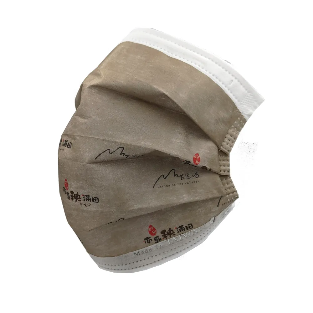 【Treasure Mask 無藏生醫】南島秧滿田聯名限量款 / 三層防護口罩5入裝×4入組(設計口罩/彩色口罩)