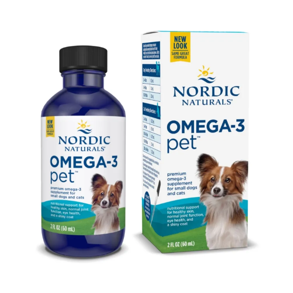 【NORDIC NATURALS 北歐天然】寵物魚油 60ml/罐(附滴管)