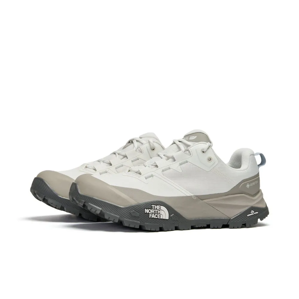 【The North Face】TNF 休閒 運動 拼接專業防水登山鞋 M OFFTRAIL HIKE GORE-TEX 男 灰白 (NF0A8AEGL6Q)