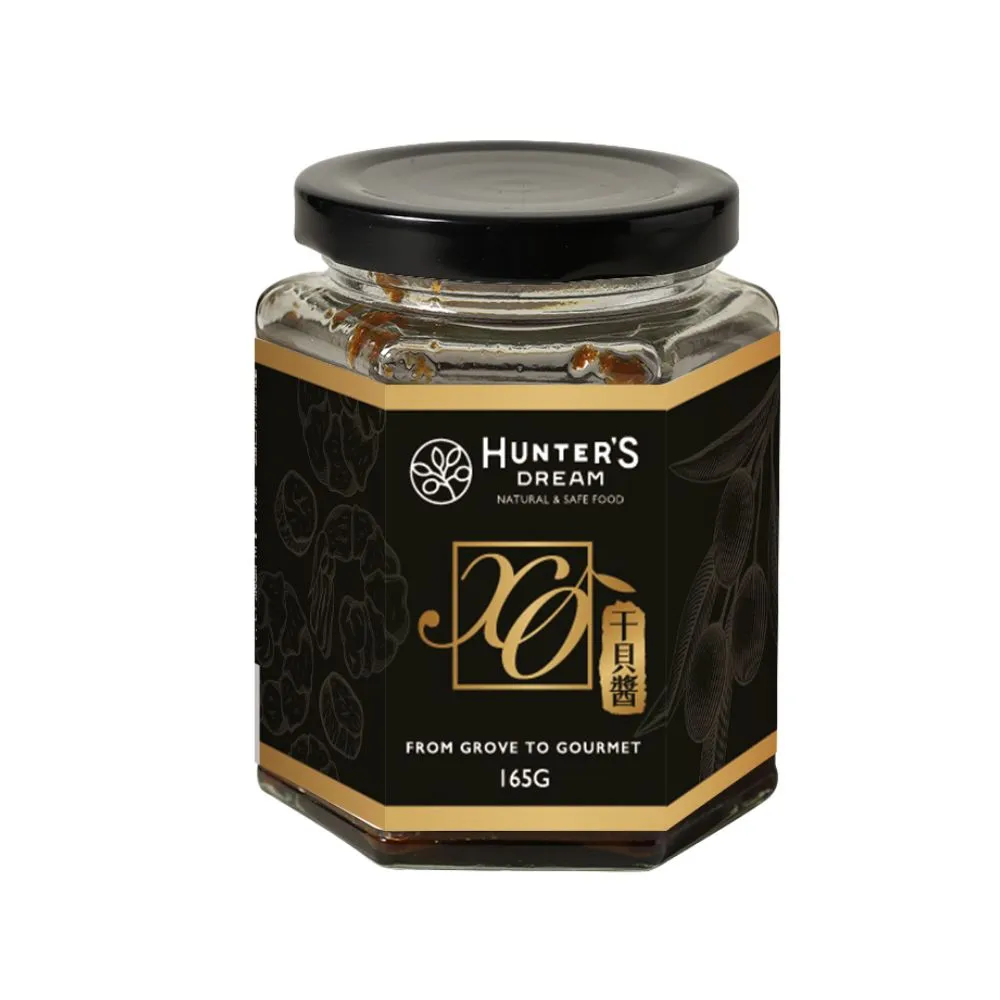 【Hunter’s Dream 獵人谷之夢】特級初榨橄欖油 XO干貝醬 165g(澳洲進口特級初榨橄欖油製成)