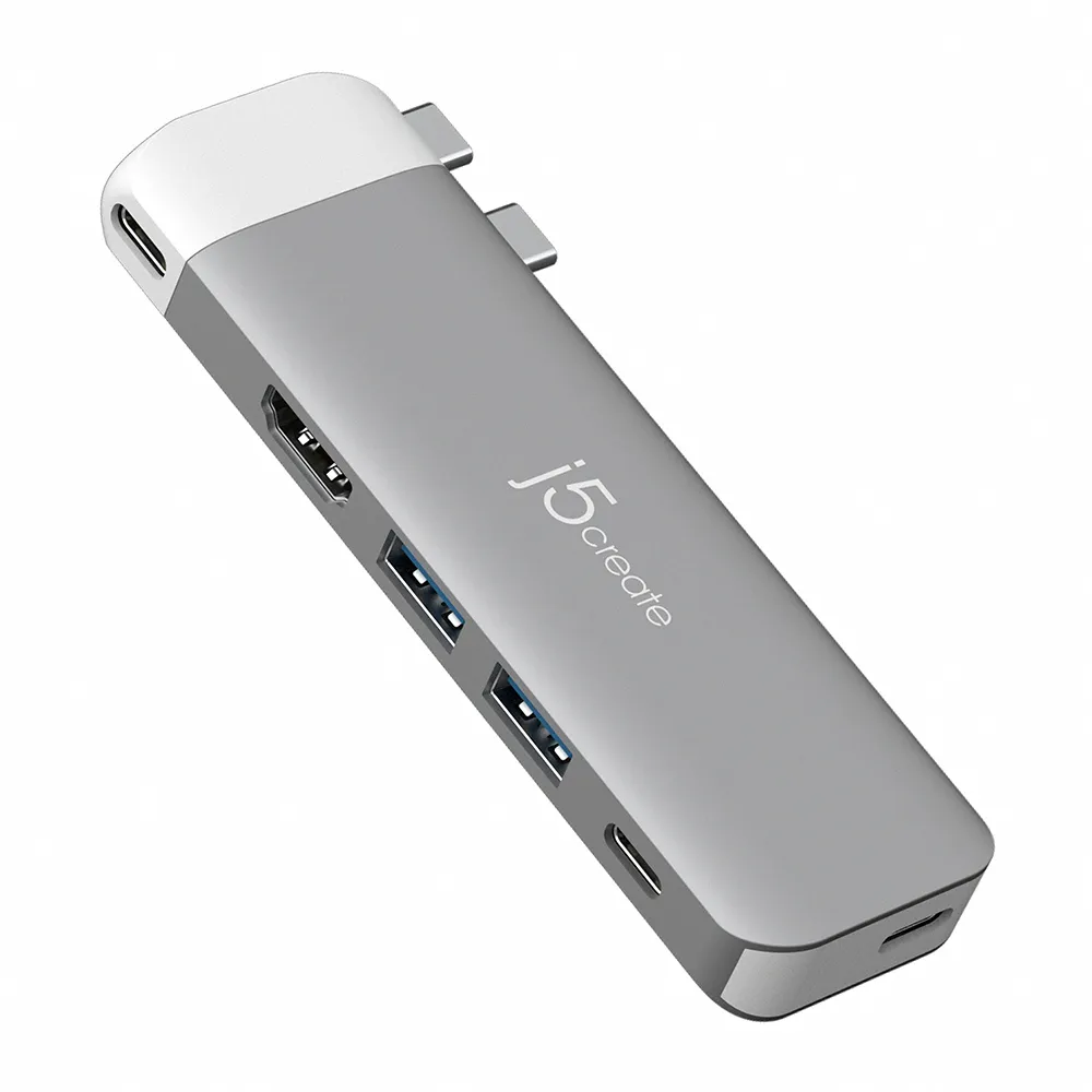 【j5create 凱捷】USB-C 6K極速多功能MacBook Air M2集線器-JCD394