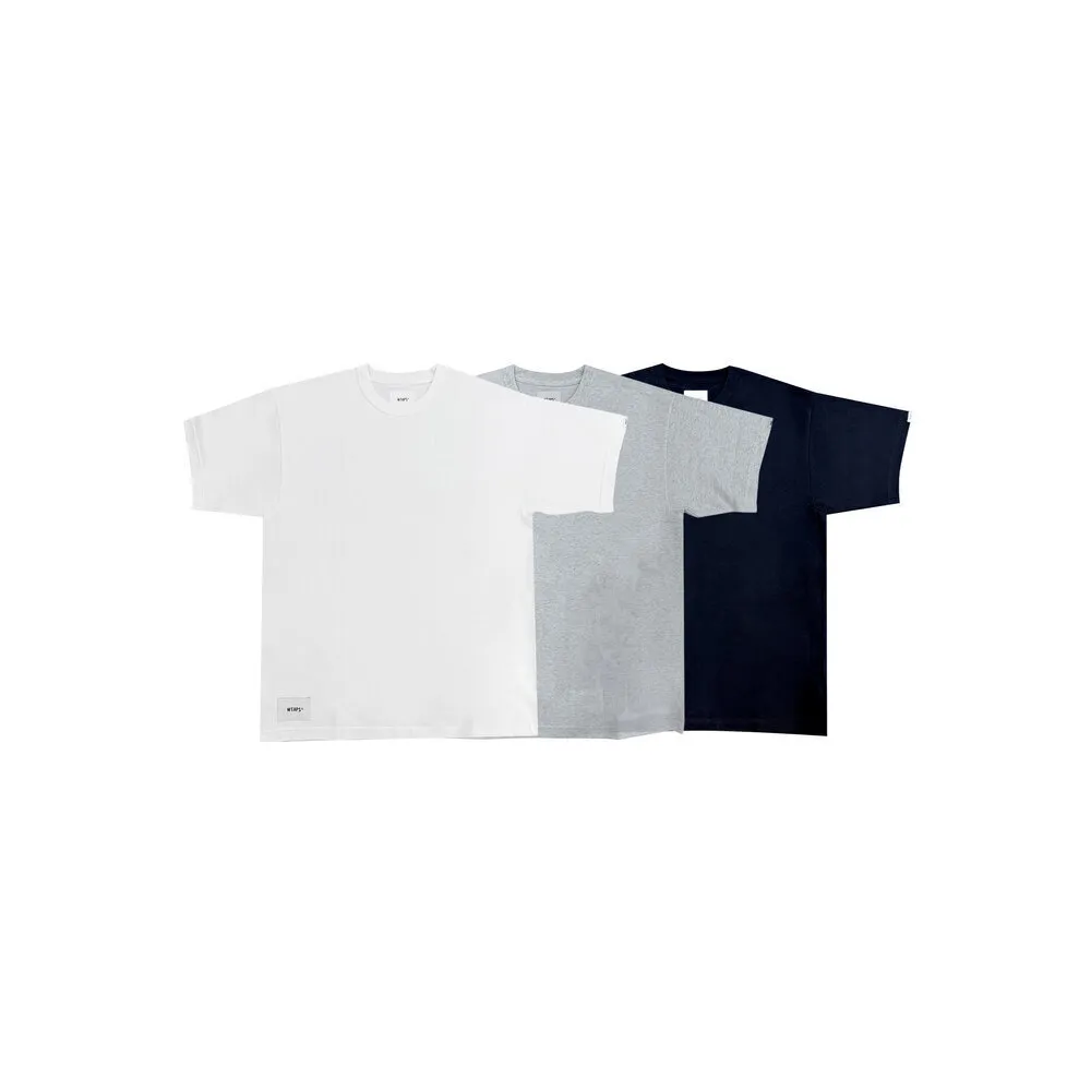 【Wtaps Sign】Wtaps Sign - YD / SS / Cotton 黑/白/淺灰 短袖針織Tee 純棉 252ATDT-CSM08