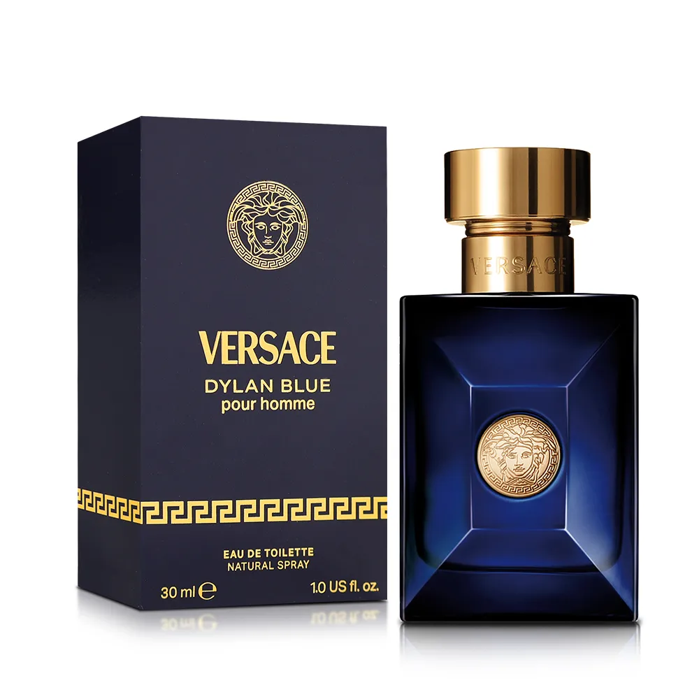 【VERSACE 凡賽斯】狄倫.正藍男性淡香水30ml(專櫃公司貨)