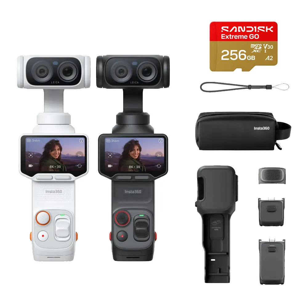 【Insta360】Luna Ultra 續航套裝+SanDisk 256G (原廠公司貨)