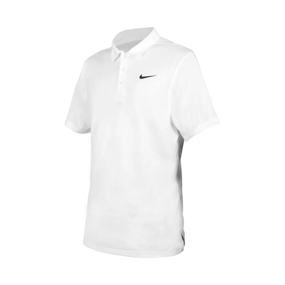 【NIKE 耐吉】短袖休閒男女POLO衫 透氣高爾夫球裝 白色襯衫 運動服飾(APS080100)