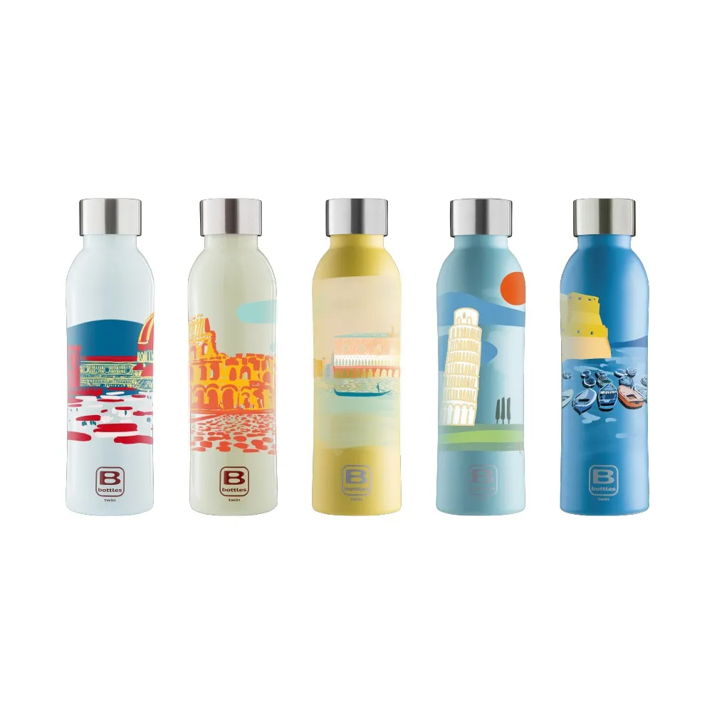 【Bugatti 布加迪】義大利設計 義大利週遊系列保溫瓶500ml(316醫療級不鏽鋼/保溫壺/保溫杯)