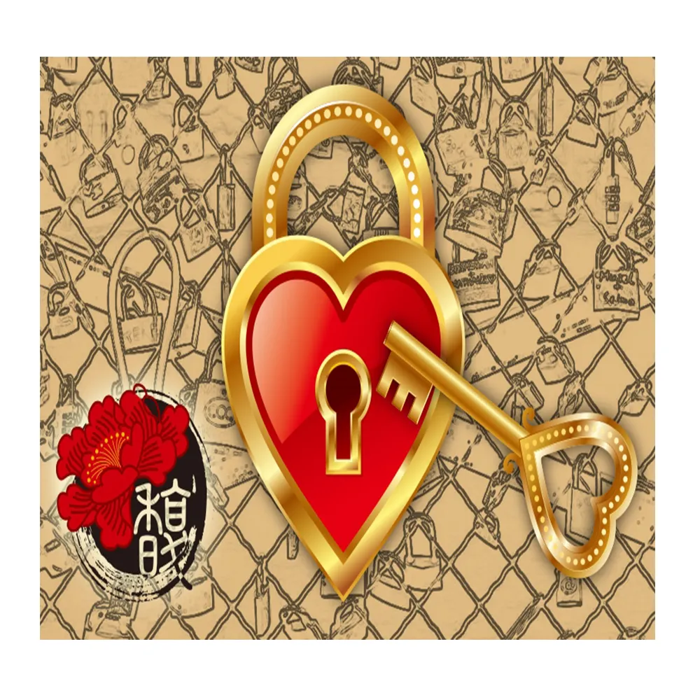 【馥瑰馨盛】鎖心之王鎖心套符l感情雙方情侶全面真心(李實倉老師)