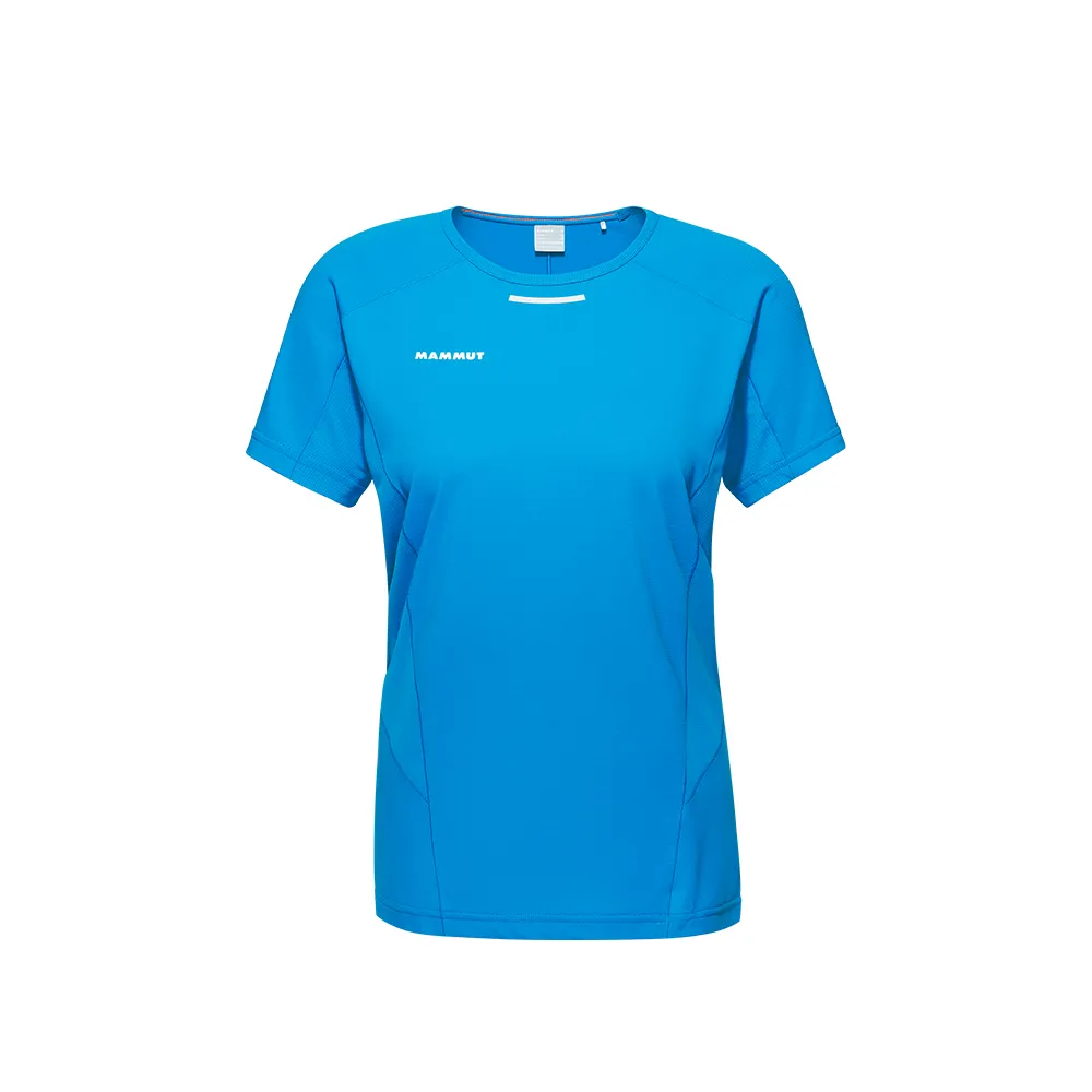 【Mammut 長毛象官方直營】Aenergy FL T-Shirt AF W 抗菌短袖排汗衣 冰川藍 女款 #1017-04990