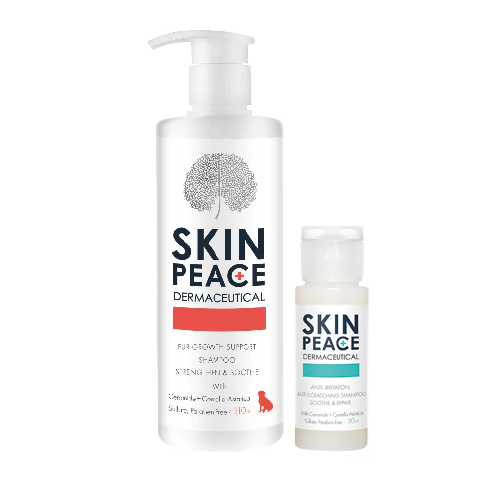 【SKIN PEACE 肌本和平】N°25 爆毛美膚配方 寵物醫美保養沐浴乳310ml+30mlx1(洗毛精/寵物洗毛精/狗洗毛精)