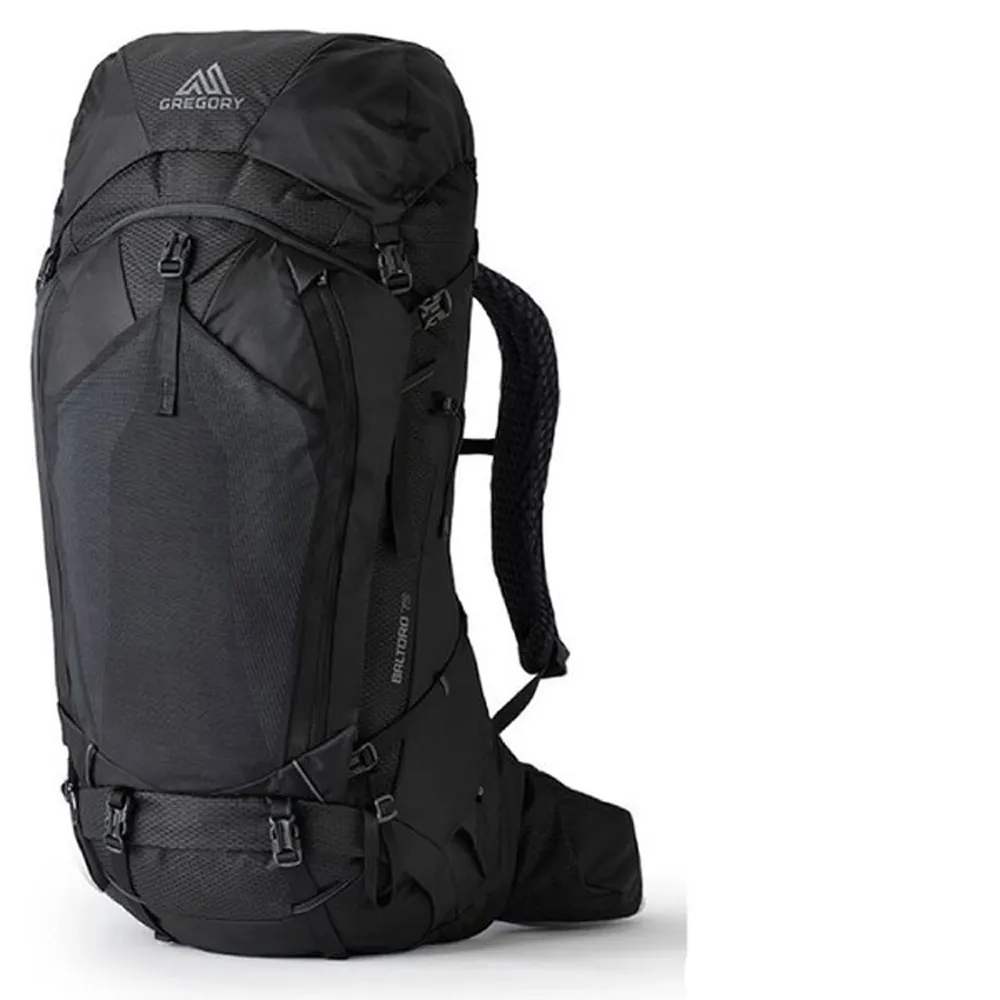 【Gregory】BALTORO 75L 專業網狀透氣健行登山背包(142511-0413 曜石黑)