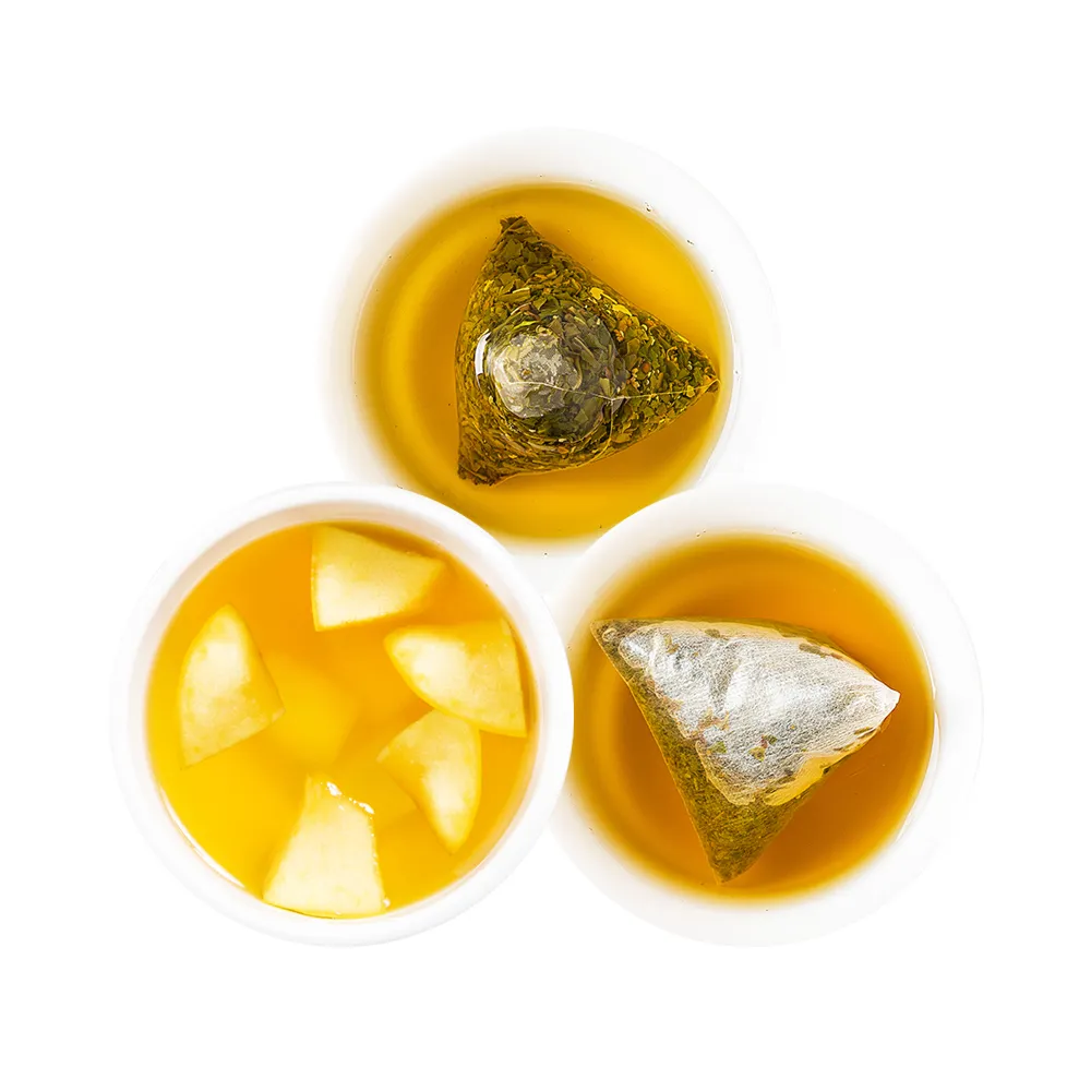 【順便幸福】桂花烏龍+金萱烏龍+果香綠茶3袋/盒-共2盒(烏龍 綠茶 可冷泡)