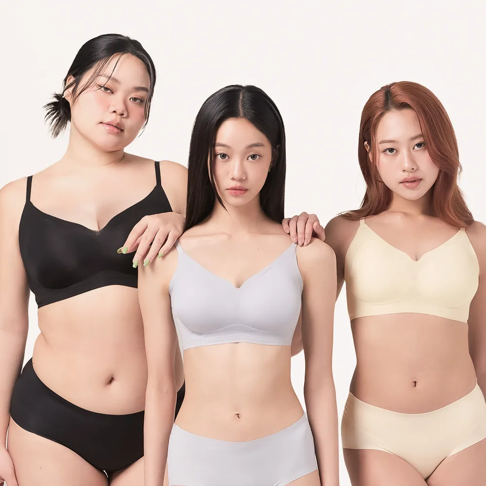 【MarCella 瑪榭】任選2件-果凍膠支撐無鋼圈內衣-輕薄包覆(細肩/寬肩/背心/無痕內衣/女內衣)