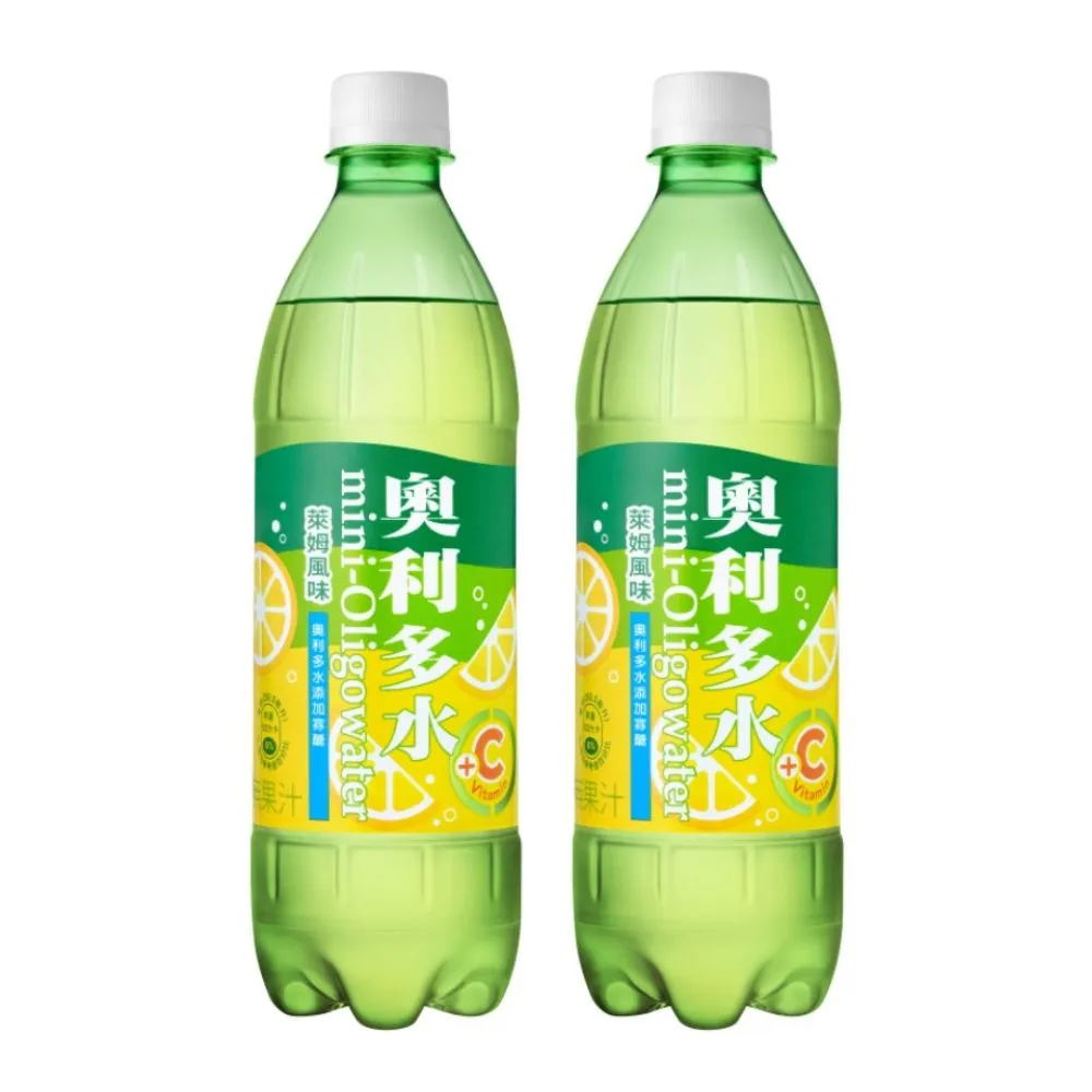 【金車/伯朗】奧利多水碳酸飲料-萊姆風味585mlx2箱(共48入)(TQF微笑標章)