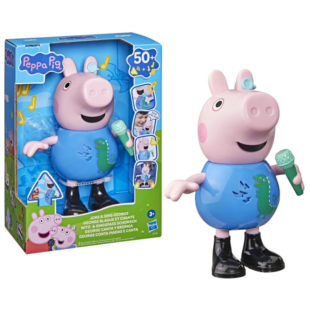 【Peppa Pig 粉紅豬】粉紅豬小妹 喬治搞笑唱歌玩偶