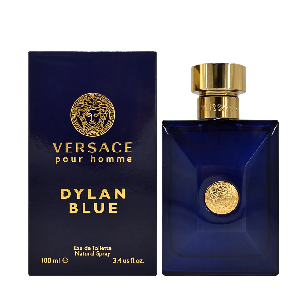 【VERSACE 凡賽斯】狄倫正藍男性淡香水 100ml(Dylan Blue Pour Homme男香 專櫃公司貨)