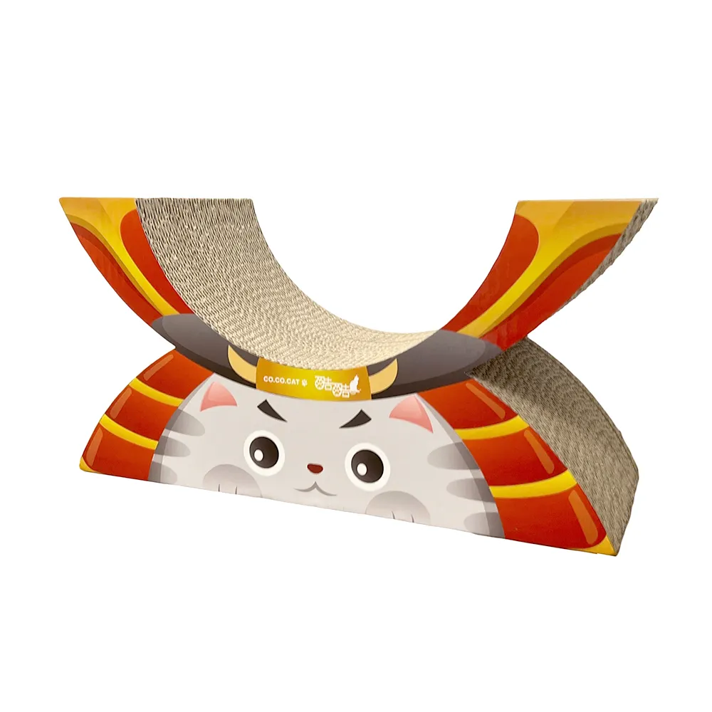 【Co.Co.Cat 酷酷貓】武士貓-100%台灣製紙箱貓抓板1.8kg