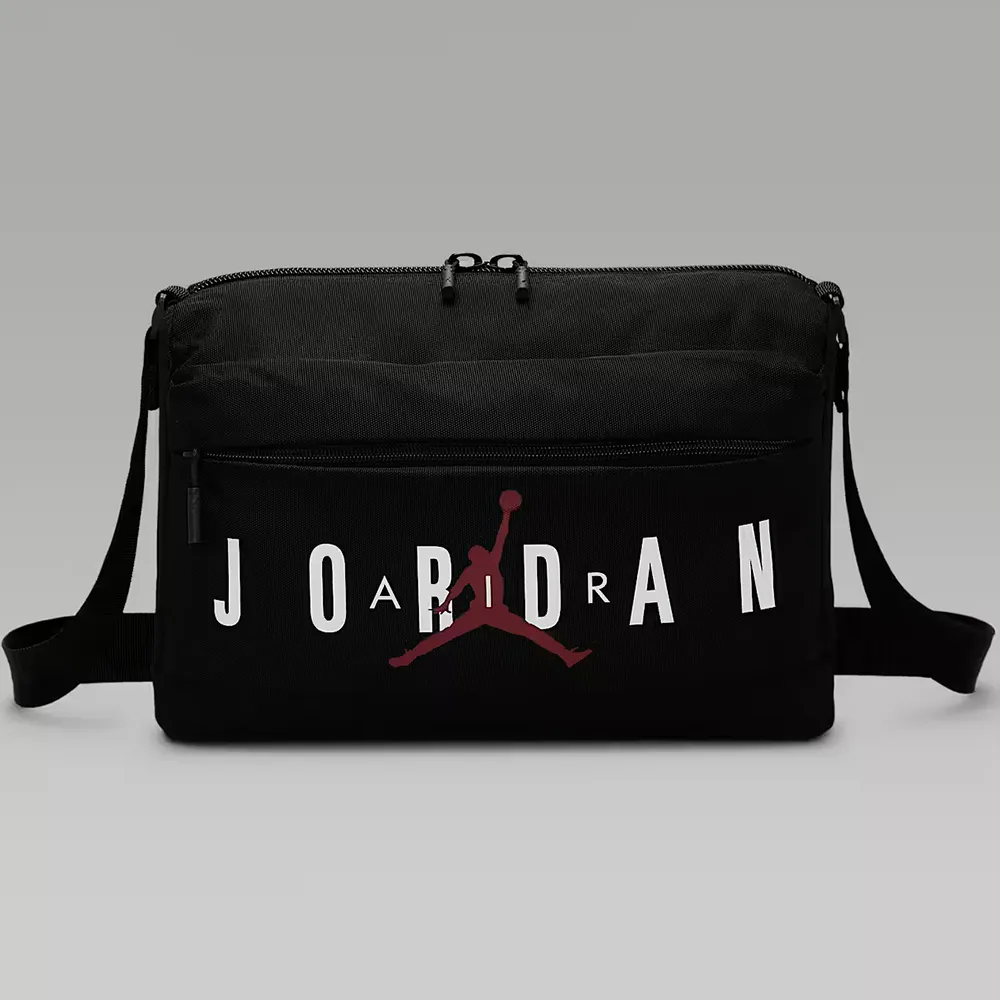 【NIKE 耐吉】Jordan喬丹Crossbody潮流休閒斜跨包百搭時尚側背包多夾層單肩包多收納斜肩包(JD2513031AD002)