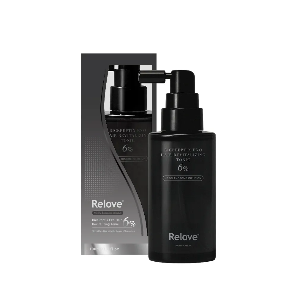 【Relove】黑泌肽6%養髮液100ml(養髮 頭皮水 獨家韓國黑泌肽 強健髮絲注入營養)