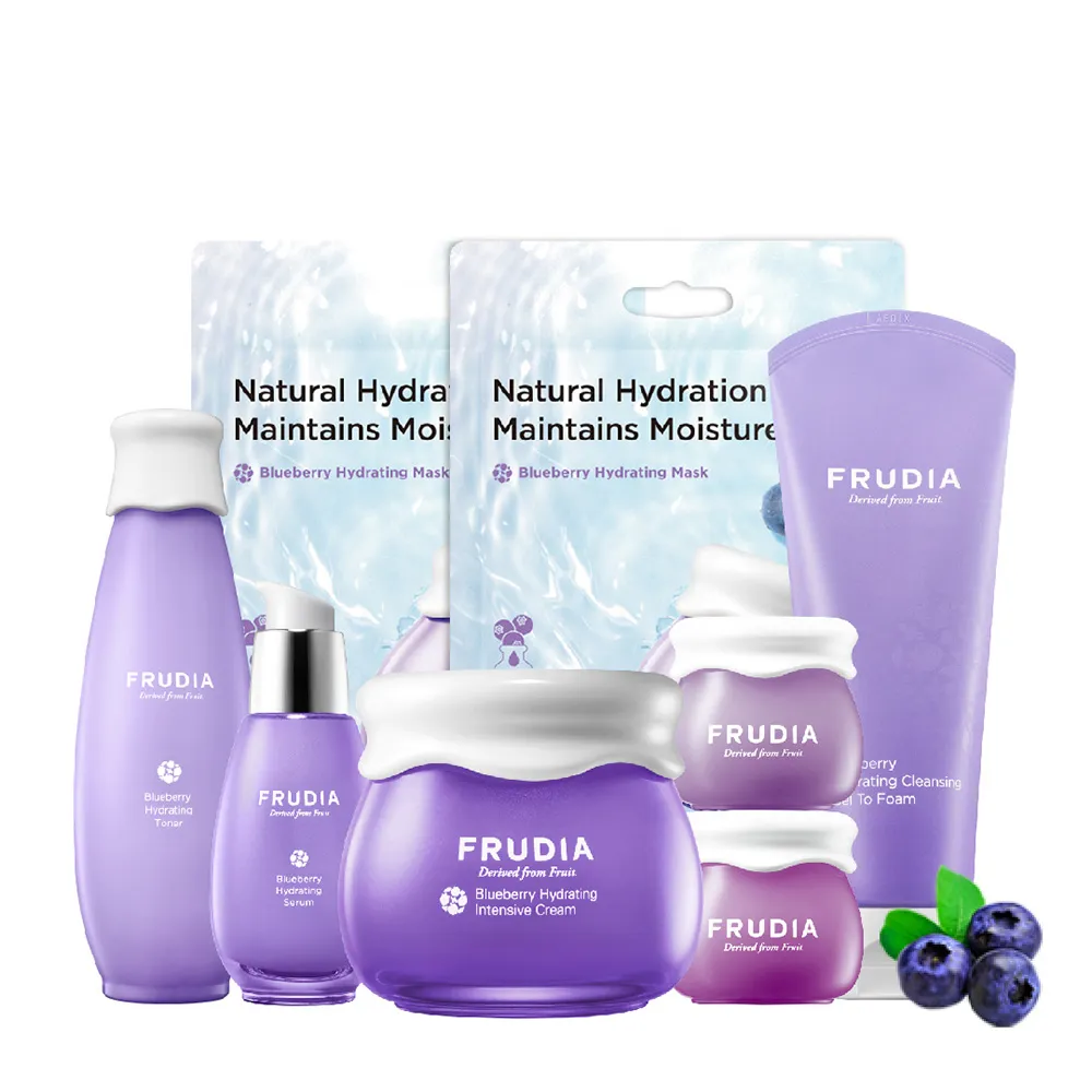 【FRUDIA】冠軍藍莓保濕乳霜限量組合(完整超長效保濕↘包套整組下殺)