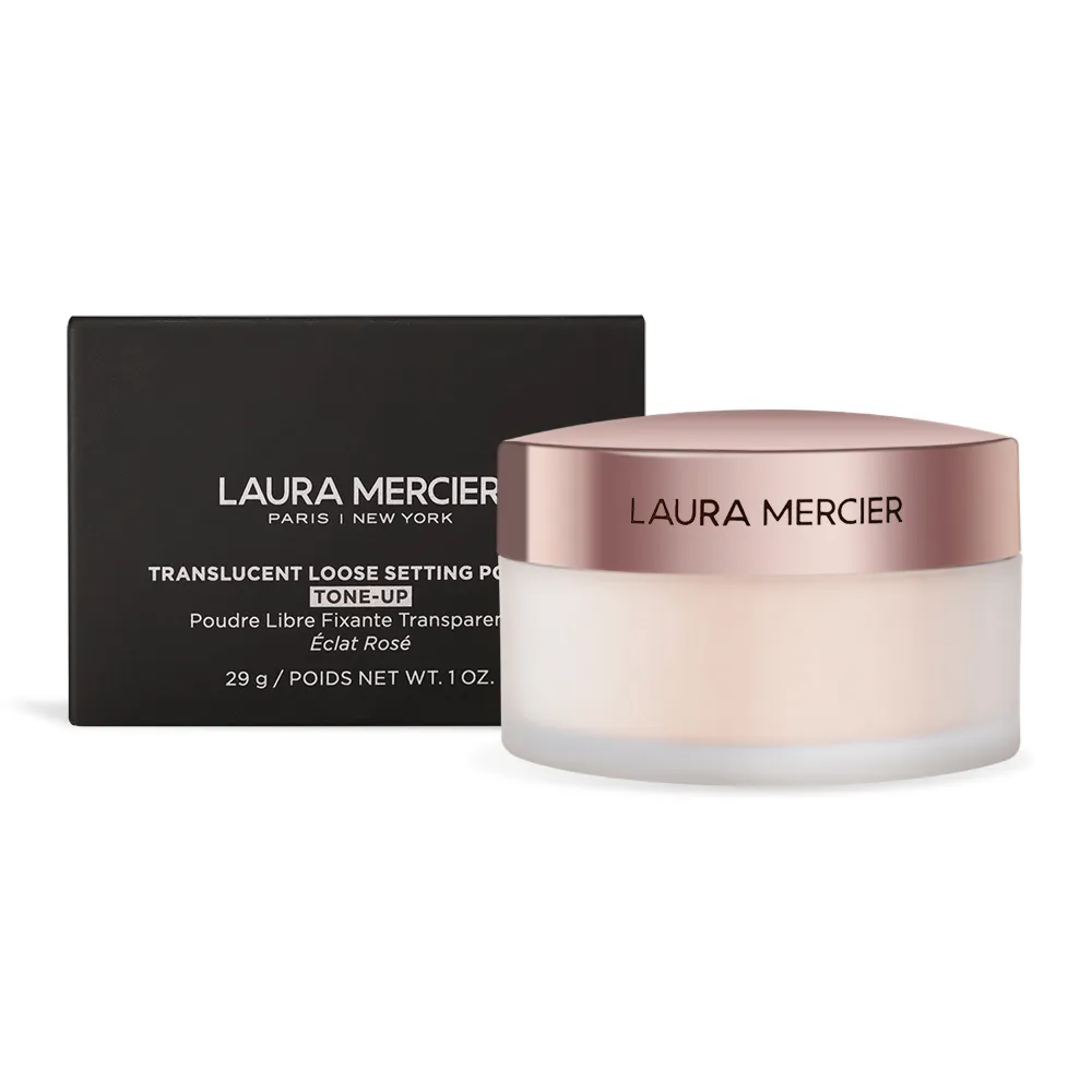 【LAURA MERCIER 蘿拉蜜思】煥顏透明蜜粉 29g(#Rose-國際航空版)-雙11