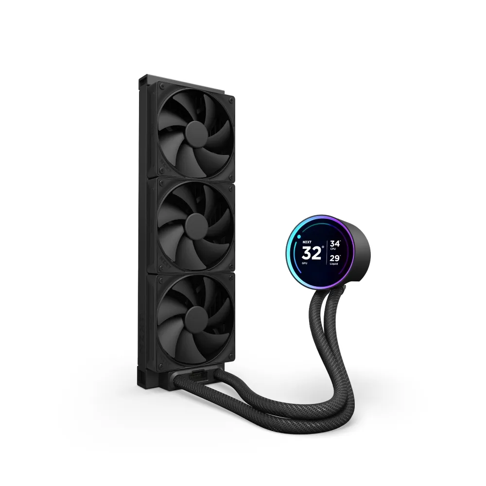 【NZXT 恩傑】Kraken Elite 360 一體式水冷(6年保固/冷熱分艙/LCD螢幕/CPU散熱器/AIO)