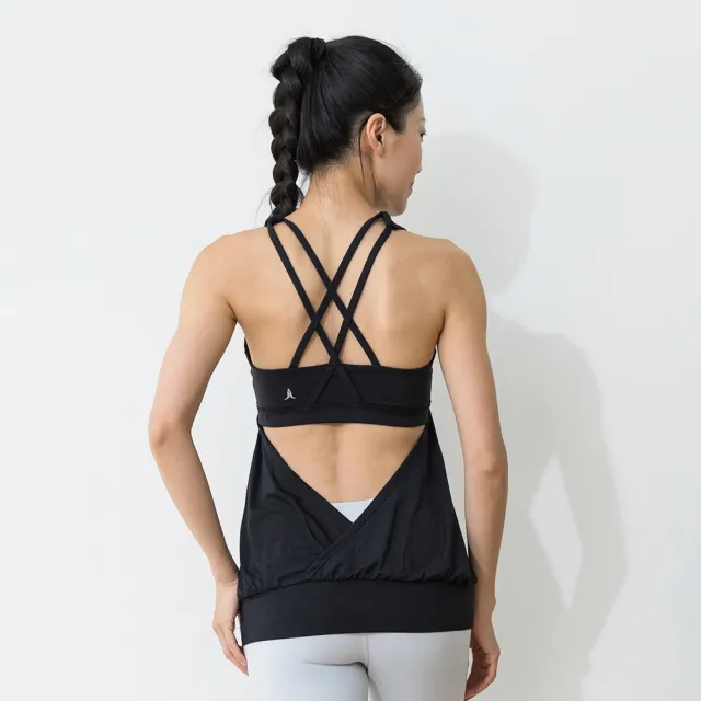 【NAMASTE】Melissa 短版罩衫上衣 - 黑