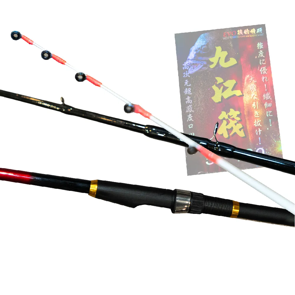 【RONIN 獵漁人】EVO海力士 6號 九江筏 筏竿(吞肚竿 極敏 筏竿 老鼠尾 陶瓷珠 礦石珠)