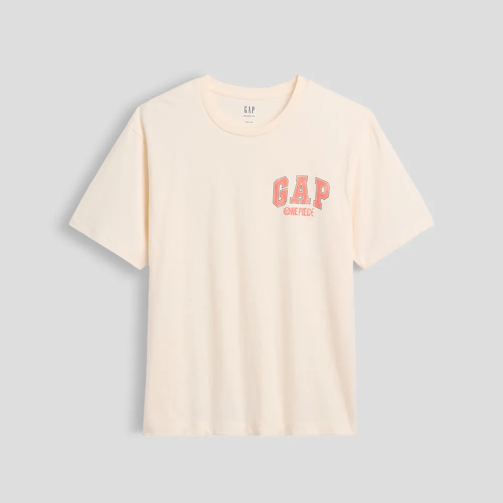 【GAP】Gap × ONE PIECE航海王圖案T恤-象牙白(1179961)