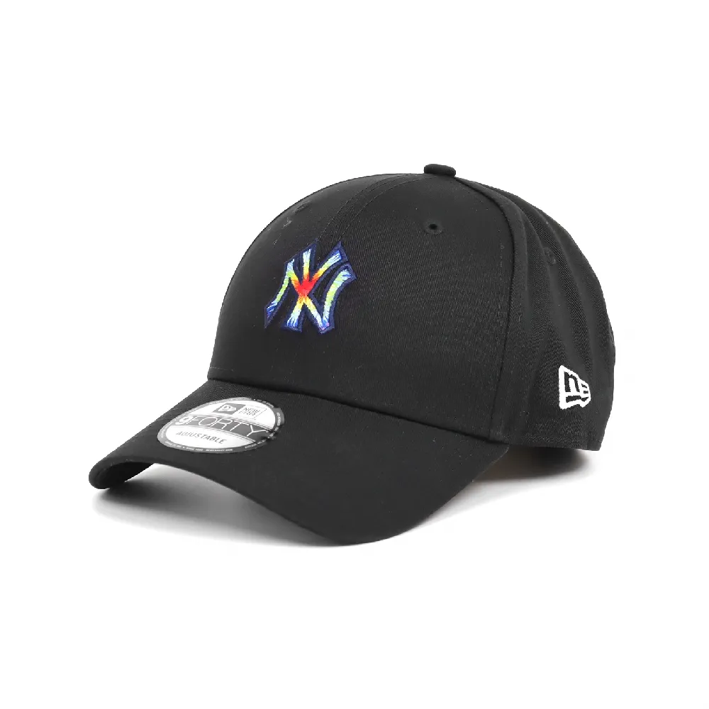 【NEW ERA】棒球帽 940 MLB Tie Dye New York Yankees 紐約洋基 黑 刺繡(NE70917410)