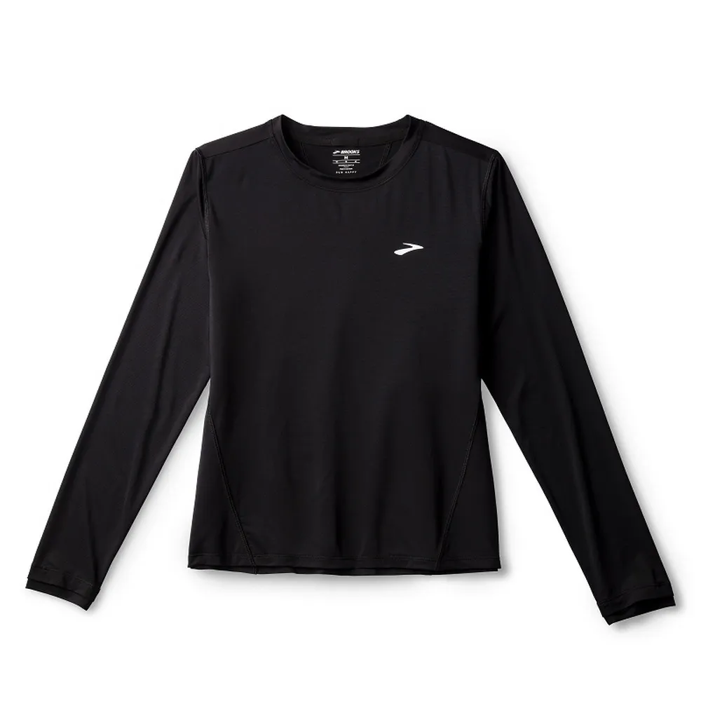 【BROOKS】女 Sprint Free 長袖上衣 3.0_經典黑(221711001)
