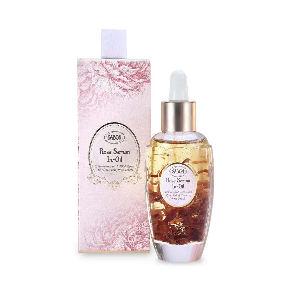 【SABON】官方直營 大馬士革玫瑰有機光燦精華油50ml