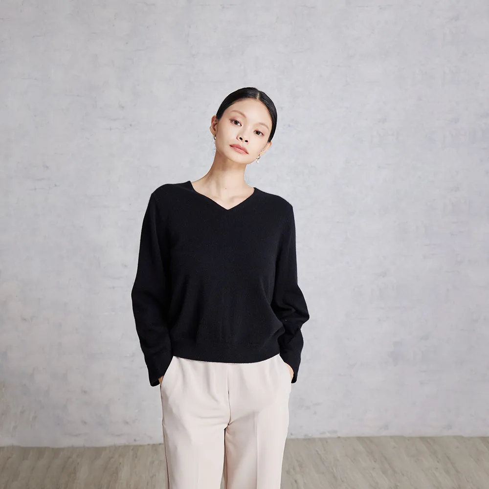【giordano ladies】25FW cashmere V領上衣(02355535)