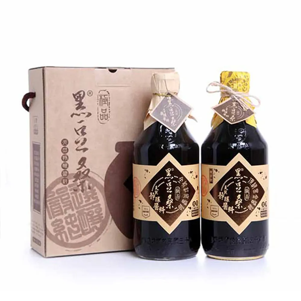 【暢銷禮盒-黑豆桑】缸黑禮盒x6組(缸底550mlx6+黑金550mlx6)