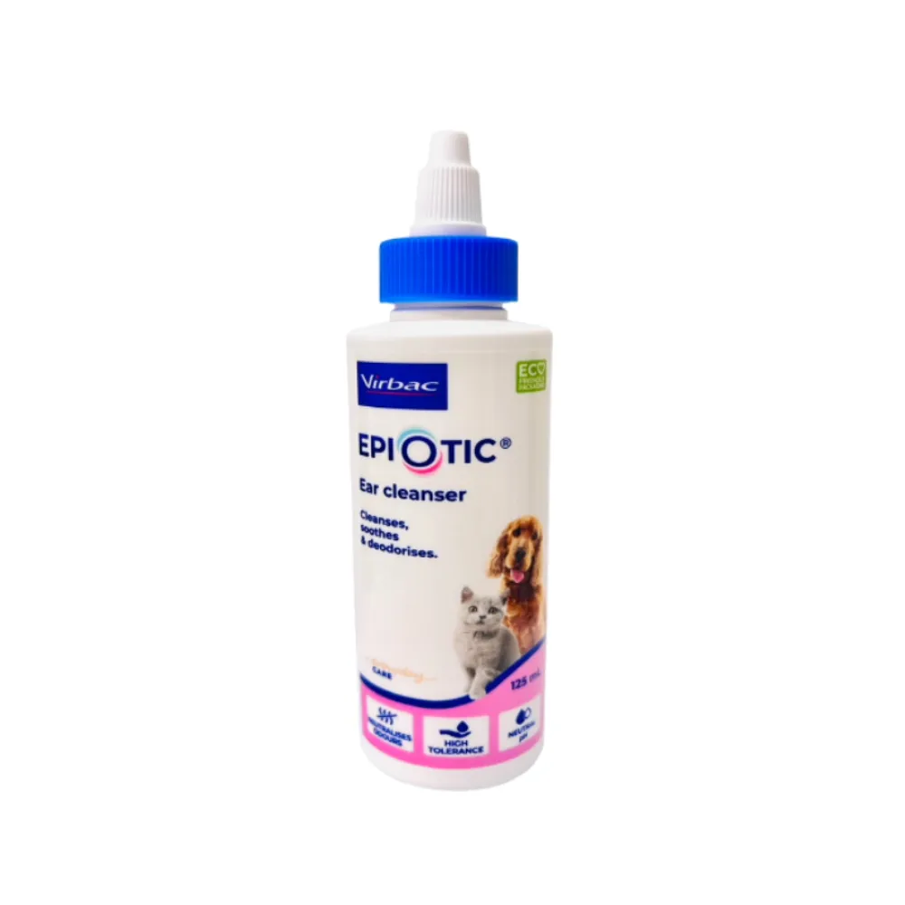 【Virbac 維克】Epiotic ☆耳爽  125 ml(洗耳 耳朵 耳道 貓犬 適用)