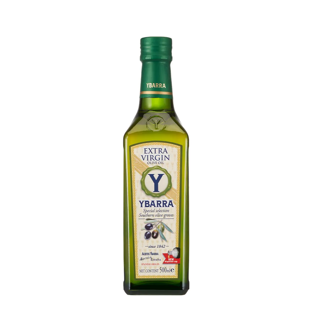 【YBARRA】益百萊 100%特級冷壓初榨橄欖油500ml (生飲入門款0.26％酸價/玻璃瓶裝/雙11限定)