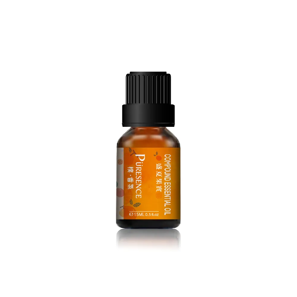 【PURESENCE 樸香氛】盛夏果實複方精油15ml(舒壓 放鬆 活力 檸檬 甜橙 薰衣草 清新)