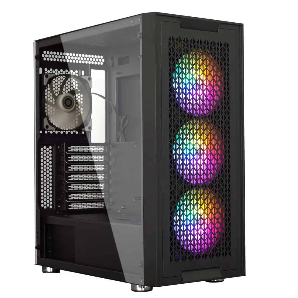 【NVIDIA】R5六核GeForce RTX 5070{迅影鋒8J15}電競電腦(R5-7500F/華碩B650/16G D5/500G)