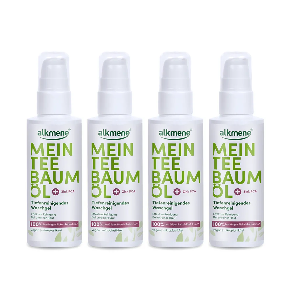 【Alkmene 草本耀典】4入組我的茶樹精油深層潔顏凝膠150ml(總代理公司貨)