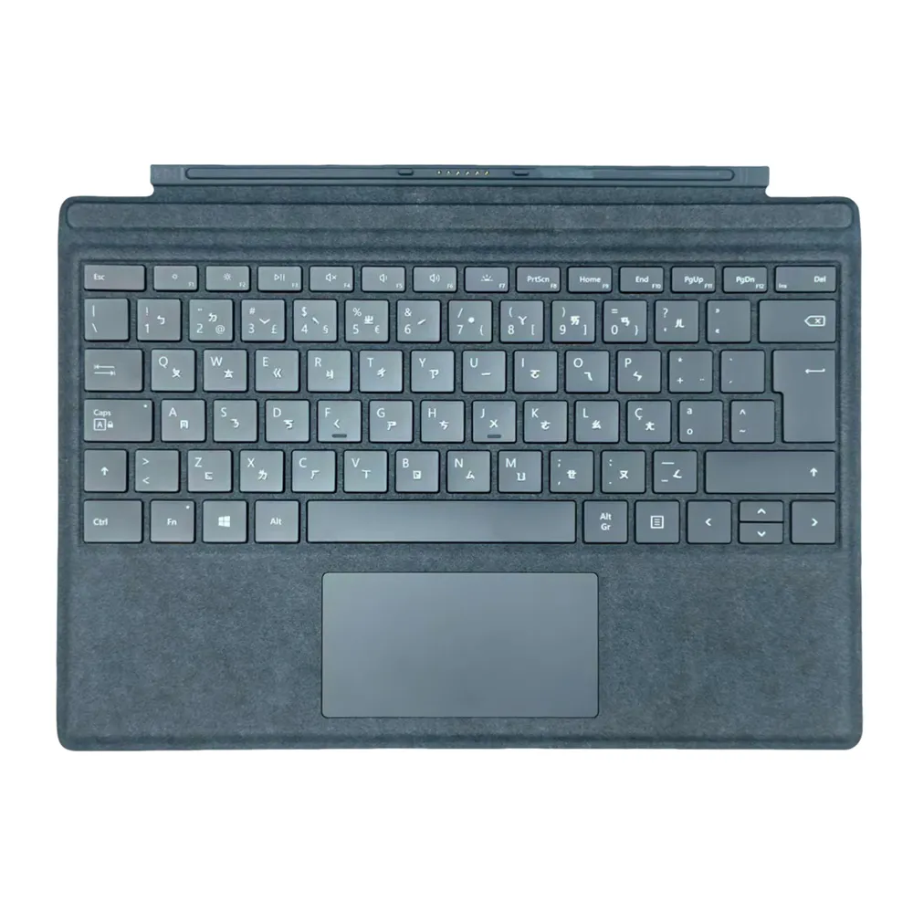 【Microsoft 微軟】A級福利品 Surface Pro 原廠實體鍵盤保護蓋(歐洲規格/無筆槽/12.3吋適用)