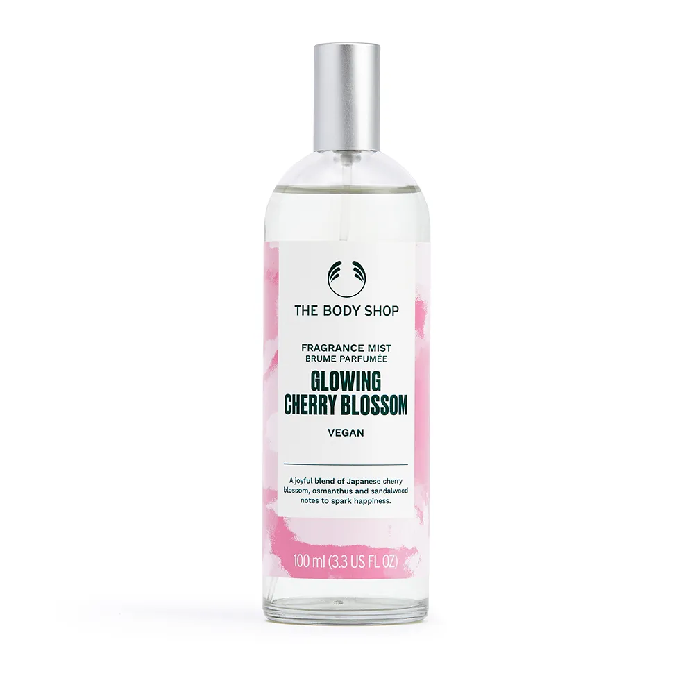 【THE BODY SHOP 美體小舖】璀璨悸動 櫻花&桂花身體芳香菁露-100ML(芳香噴霧/香水)