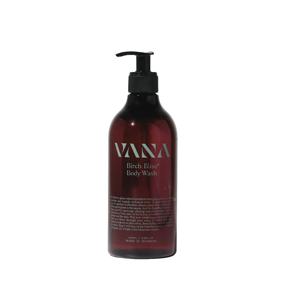 【VANA】樺樹禮讚植萃淨化沐浴露 500ml 森林雪松調 (丹麥直送/肌膚長效維持柔嫩光滑)