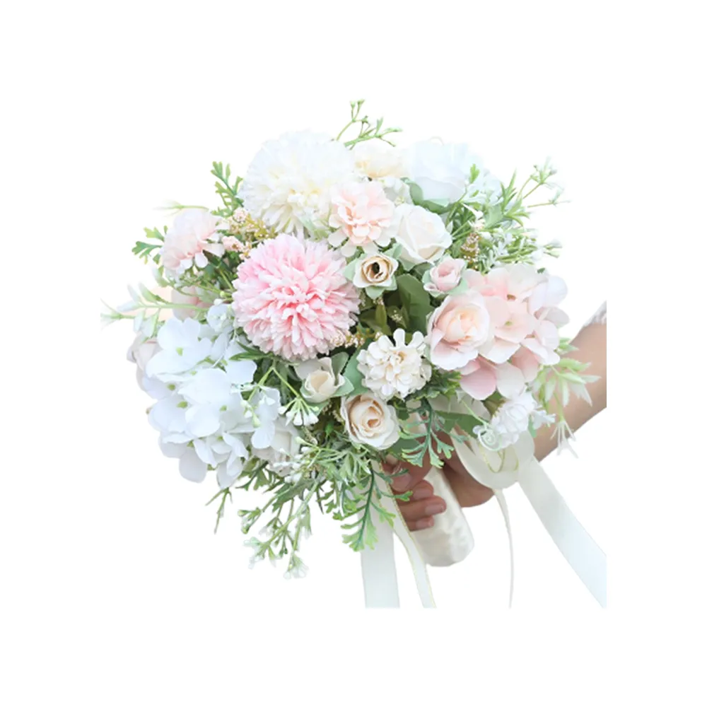 【MWD】新娘捧花 婚用花束 仿真手捧花 WD0370(森系捧花 歐式捧花 婚禮捧花)