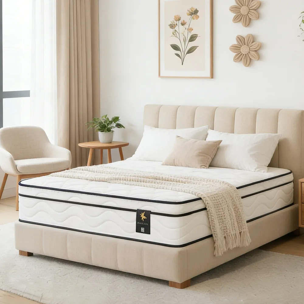 【happiness 幸福來】加大單人-防蟎抗菌獨立筒床墊3.5尺厚22公分（188*105*22） 軟硬適中｜透氣面料