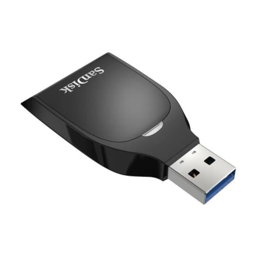 【SanDisk 晟碟】[全新版]高階影像專用 QuickFlow SD USB3.0 讀卡機(最高170MB/s 讀取速度 2年保固)