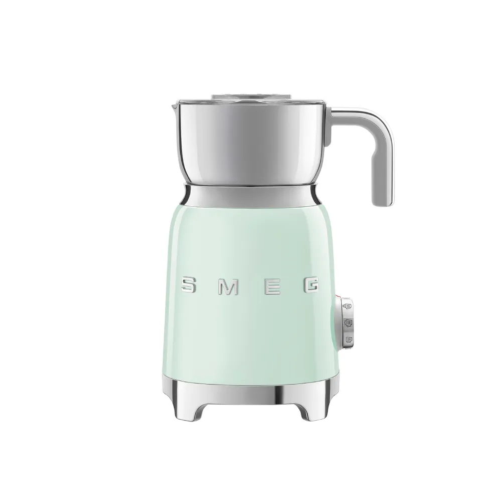 【SMEG】義大利電動奶泡機-粉綠色(MFF11PGUS)