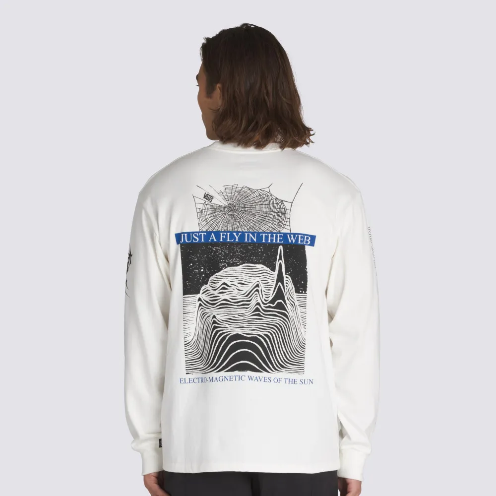 【VANS】官方旗艦 MTE Electro Waves 米白色長袖T恤